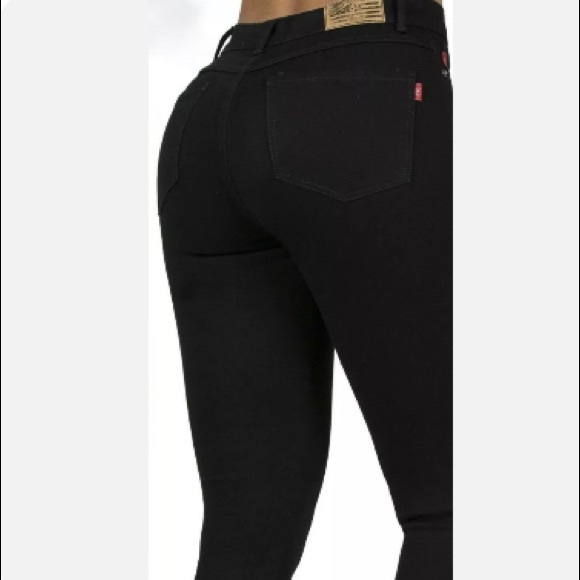 JEANS COLOMBIANOS Authentic Colombian Push Up Jeans Levanta Cola Sz 5(27) CR0073 - Picture 3 of 6